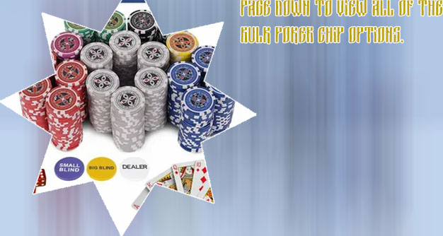 Full set of poker chips
