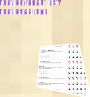 Poker card order