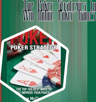 Poker strategies