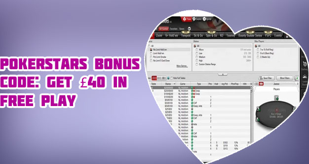 Pokerstars code forty