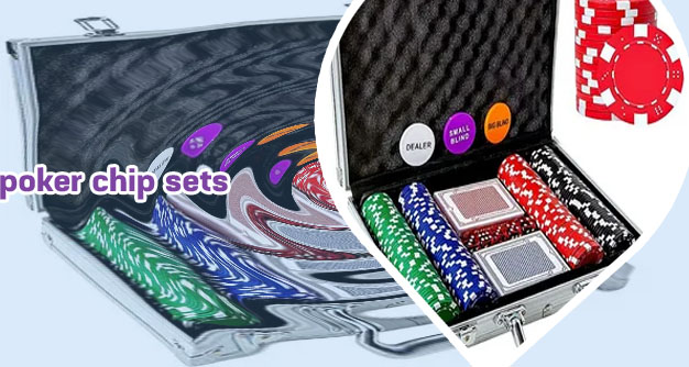 Small poker chip set
